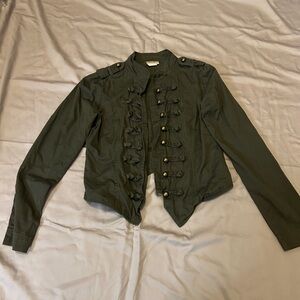Pretty Good Clothing Brand military style jacket in muddygreen color Size Small